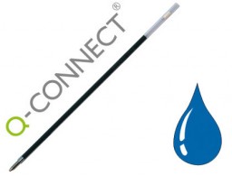 Recambio bolígrafo con peana Q-Connect tinta azul